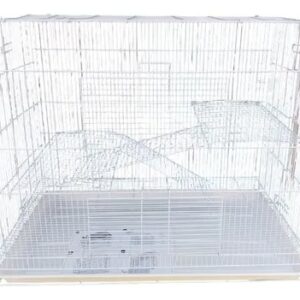 Jaula Grande Conejo Cuyes 3 Pisos 2 Puertas 75x45x61cm 70705