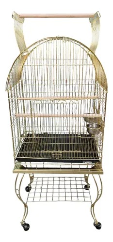 Jaula Grande Ruedas Aves Loro Perico Cacatúa 51x51x152 80902