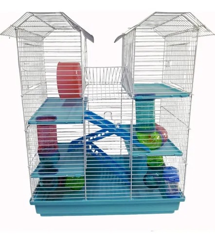 Jaula Hamster Jerbo 5 Niveles Tubería Interior 42809 - Imagen 2