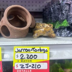 Adorno zj-210 Jarron + Tortuga