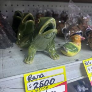 Rana de porcelana Adorno