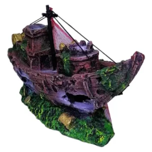 Adorno Barco Acuario Pecera 79