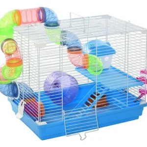 Jaula Hamster Ratoncito Bebedero Tuberia Comedero 47811