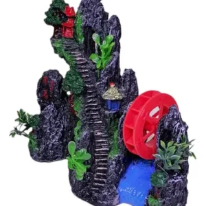 Adorno Acuario Molino De Agua Pecera 023