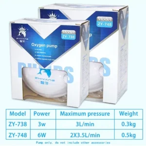 Bomba De Aire Aireador Acuario Pecera Yz-738