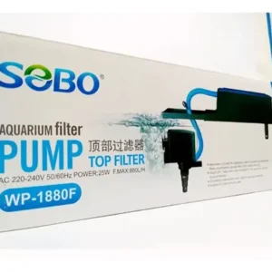 Filtro De Superficie Cn Aireador Acuario 880lh 25w Wp-1880f