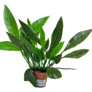 Planta Artificial Con Maceta Acuario Adorno A31002