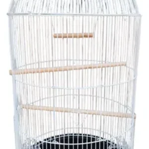 Jaula Redonda Aves Pájaros Catas Canarios 42x92cm 83202